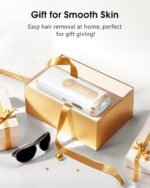 Haarlosy IPL Geräte Haarentfernung Laser mit Kühlfunktion, Schmerzfreie Haarentfernungsgerät mit HR/SC/RA Erweiterte Funktionen,999,900 Lichtimpulse und 9 Energiestufen für Körper, Gesicht, Bikini