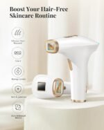 Haarlosy IPL Geräte Haarentfernung Laser - Schmerzfreie Haarentfernungsgerät mit 3 Erweiterte Funktionen HR/SC/RA, 9 Stufen, 999,900 Blitzen zu Hause für Frauen, Männer, Achseln, Bikini, Beine, Körper