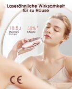 Haarlosy IPL Geräte Haarentfernung mit Kühlfunktion, 999,900 Lichtimpulse, 5 Energiestufen Schmerzfreie IPL Haarentfernung Laser Hair Removal für Frauen, Männer, Intimbereich, Körper und Beine - Rose