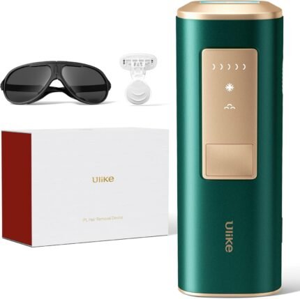 Ulike Air 2 IPL Geräte Haarentfernung für Damen und Herren mit Eiskühltechnik, nahezu schmerzfreie Ergebnisse, Sichere Alternative zur Laser Haarenentfernung, für Körper und Gesicht