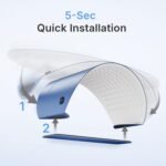 Photon Rotlichttherapie, FDA registriert, LED Gesichtsmaske mit QuadChip™ Technologie, 720 LEDs, PDT-Gerät mit Nahinfrarot für professionelle Hautpflege für Gesicht & Körper