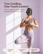 LED Maske Gesicht, Kabellos Lichttherapie Gesichtsmaske mit 4 Modi,für Anti-Aging,Hautklärung, Entzündungshemmend,Beruhigend,rote/blau LED,Aufladbar Rotlichtlampe Gesicht,Schönheitsgeschenke