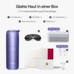 Ulike Air 3 Deluxe IPL Geräte Haarentfernung für Gesicht und Körper zu Hause, Alternative zur Laserhaarentfernung, Saphir-Eiskühl für dauerhafte haarentfernung, mit UV-Sterilisator & Aloe Gel, Lila