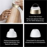 Braun Smart IPL Geräte Haarentfernung Silk·expert Pro 5 — Professionelle Dauerhafte Laser Haarentfernung für Zuhause, Designed in Germany — Inkl. Etui, Venus Rasierer, 3 Aufsätze — PL5321, Weiß/Gold