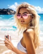 Haarlosy IPL Geräte Haarentfernung mit Kühlfunktion, 999,900 Lichtimpulse, 5 Energiestufen Schmerzfreie IPL Haarentfernung Laser Hair Removal für Frauen, Männer, Intimbereich, Körper und Beine - Rose