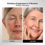 Rotlicht-Therapiemaske für Gesicht und Hals – 4 Lichtmodi mit 850 nm NIR, roter, gelber und blauer LED-Lichttherapie, wiederaufladbare LED-Gesichtsmaske mit 2600 mAh für Anti-Aging, Hautstraffung