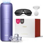 Ulike Air 3 IPL Geräte Haarentfernung für Gesicht und Körper zu Hause, Alternative zur Laserhaarentfernung, mit Saphir-Eiskühlsystem für schmerzfreie langanhaltende Ergebnisse, Lila