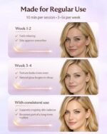 LED Maske Gesicht, Kabellos Lichttherapie Gesichtsmaske mit 4 Modi,für Anti-Aging,Hautklärung, Entzündungshemmend,Beruhigend,rote/blau LED,Aufladbar Rotlichtlampe Gesicht,Schönheitsgeschenke