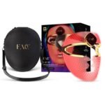 FAQ 202 Kabellose LED-Gesichtsmaske mit Reiseetui – Anti-Aging-Hautpflege mit 8 Lichteinstellungen – 600 Lichtpunkte zur Pickel-Behandlung & Gesichtspflege – Leicht, robust und reisefreundlich im Set