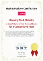 Ulike Air 2 IPL Geräte Haarentfernung für Damen und Herren mit Eiskühltechnik, nahezu schmerzfreie Ergebnisse, Sichere Alternative zur Laser Haarenentfernung, für Körper und Gesicht