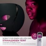 Shark CryoGlow LED Maske, Lichttherapie Maske, Kühlung der Augenpartie, Anti-Aging, Hautklärung, rote/blaue LED, Rotlichtlampe Gesicht, USB-C, Fernbedienung, Schönheitsgeschenke, Kühles Lila FW312EUPL