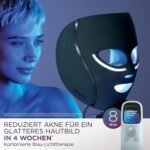 Shark CryoGlow LED Maske, Lichttherapie Maske, Kühlung der Augenpartie, Anti-Aging, Hautklärung, rote/blaue LED, Rotlichtlampe Gesicht, USB-C, Fernbedienung, Schönheitsgeschenke, Kühles Lila FW312EUPL